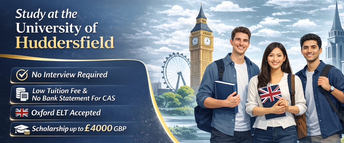 Study in UK without interview for international students with low tuition fees and scholarships